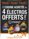 Promo Cuisines Aviva : 1 cuisine achetée = 4 électros offerts