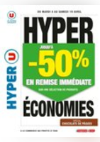 Hyper économies : jusqu'à -50% en remise immédiate - Hyper U