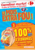 Le mois extra fou ! Avec la carte fidélité 100% d'économies sur le deuxième produit - Carrefour Market