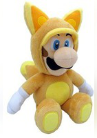 Offrez à vos enfants la Peluche Mario Bros Fox Luigi  - La grande Récré