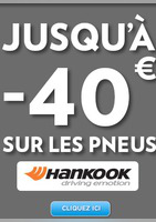 Profitez jusqu'à -40€ sur les pneus Hankook! - Speedy