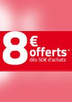 8€ offerts dès 50€ d'achats - Auchan drive
