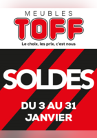 Profitez des soldes ! - Meubles Toff