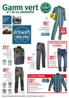 Offre Vêtements et Chaussants 100% Pro - Gamm vert