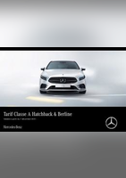 Tarifs et brochures  Classe A - Mercedes Benz