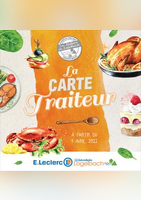 La carte traiteur. - E.Leclerc