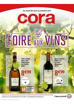 Evénements Cora : Foire aux vins.