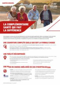 Prospectus Generali ARMENTIERES : LA COMPLÉMENTAIRE SANTÉ QUI FAIT LA DIFFÉRENCE
