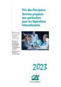 Prospectus Cr&eacute;dit Agricole SAINT ANDRE LES ALPES : Prix des Principaux