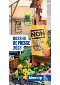 Prospectus Biocoop Revest-des-Brousses : DOSSIER  DE PRESSE  2023