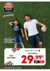 Prospectus Sport 2000 GIF SUR YVETTE : Fete des peres 2023