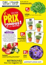 Prospectus Point Vert : Selection prix Tondus de la rentree!