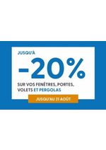 Prospectus Tryba : Jusqu'a -20% sur vos fenetres, portes, volets et pergolas