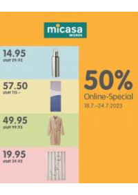 Prospectus Micasa Delémont MParc : 50% Online-Special