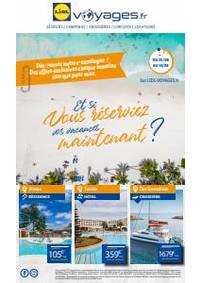 Prospectus Lidl EGAT : Et si Vous Réserviez vos vacances Maintenant