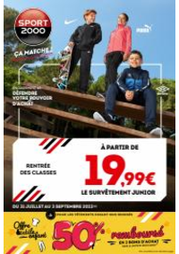 Prospectus Sport 2000 ERNEE : DÉFENDRE VOTRE POUVOIR D’ACHAT