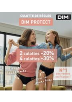 Prospectus DIM : Culottes Menstruelles