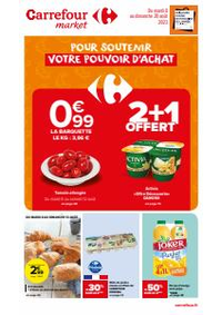 Prospectus Carrefour Market Réquista : Pour soutenir votre pouvoir d'achat