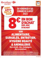 8€ EN BON D’ACHAT* DÈS 40€ D’ACHAT - Carrefour Market