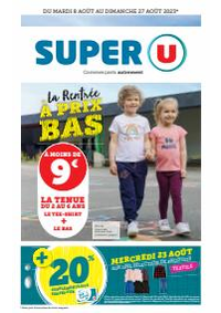 Prospectus Super U GUEMENE PENFAO : Rentrée des classes