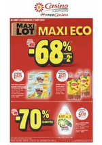 Prospectus Supermarch&eacute;s Casino : MAXI LOT MAXI ECO