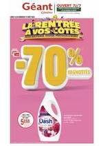 Prospectus G&eacute;ant Casino : La Rentr&eacute;e &Agrave; Vos C&ocirc;t&eacute;s