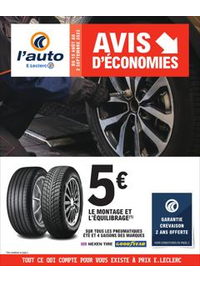 Prospectus L'auto E.Leclerc LANDERNEAU : OP11 - Avis déconomie 4