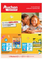 Prospectus Auchan Supermarché : Ma rentrée à prix réduits.