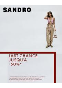 Prospectus Sandro SAINT TROPEZ : SOLDES JUSQU'À -50% SANDRO!