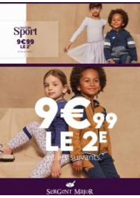 Prospectus Sergent Major PESSAC : Collection Sport 9€99 le 2e et les suivants*