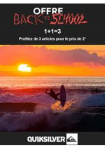 Promos et remises  : Offre Back to School 1+1=3