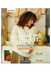 Mes premier pas au tricot Prospectus Phildar distributeur Alès : Mes premier pas au tricot