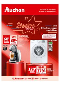 Prospectus Auchan : Vive l'électroménager à prix léger !