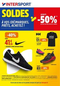 Prospectus Intersport : Soles
