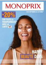 Prospectus Monop' : Happy beauté days