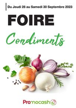 Prospectus Promocash : Foire condiments