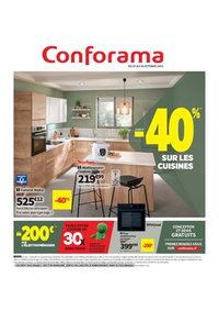 Prospectus Conforama GARGES : Jusqu'à -40% sur le cuisines