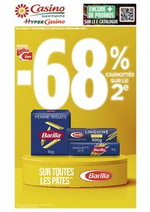 Prospectus Supermarchés Casino : -68 % CAGNOTTÉS SUR LE 2€
