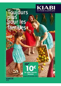 Prospectus Kiabi Morteau : Toujours plus pour les familles