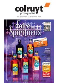 Prospectus Colruyt GRANDVILLARS : Foire aux Spiritueux