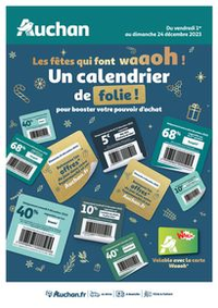 Prospectus Auchan BESSONCOURT : Le calendrier de folie