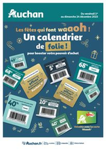 Evénements Auchan : Le calendrier de folie