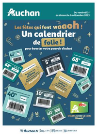 Evénements Auchan ISSY LES MOULINEAUX : Le calendrier de folie