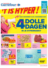 Promos et remises Carrefour NINOVE : 4 dolle dagen