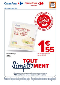 Prospectus Carrefour Express Pissos : Des économies tout Simplement