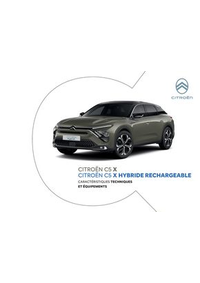 Prospectus Citroen SAINT URCIZE : C5 X HYBRIDE &amp; C5 X - Versions et caractéristiques