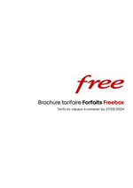 Promos et remises  : Brochure tarifaire Forfaits Freebox