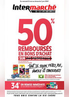 50 % remboursés - Intermarché Super