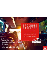 Prospectus Autogrill MOURMELON LE GRAND : Groups service brochure 2024