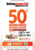 50% REMBOURSÉS EN BONS D'ACHA - Intermarché Super